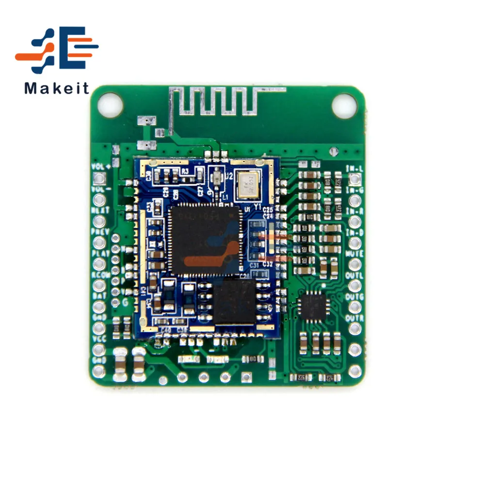 Плата приема музыки QCC3031 APTXHD аудио AUX без потерь Hifi Bluetooth 5 0 плата звука TPA6132A2