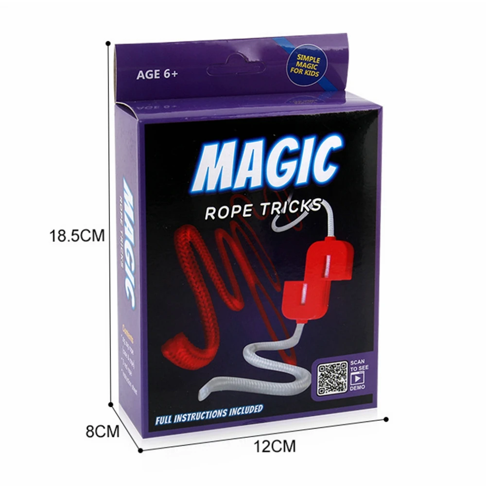 

Magical and interesting Close-up stage Magic Trick Magic Props Rope Broken rope reduction Adult interaction Children Toys