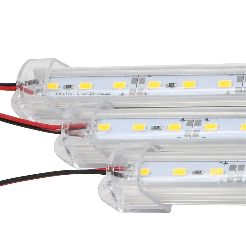 

SZYOUMY 50 см 50 см DC 12 В 36 SMD 5630 Светодиодная жесткая жестсветодиодный светодиодная полоса с U-алюминиевым корпусом молочный/прозрачный PC