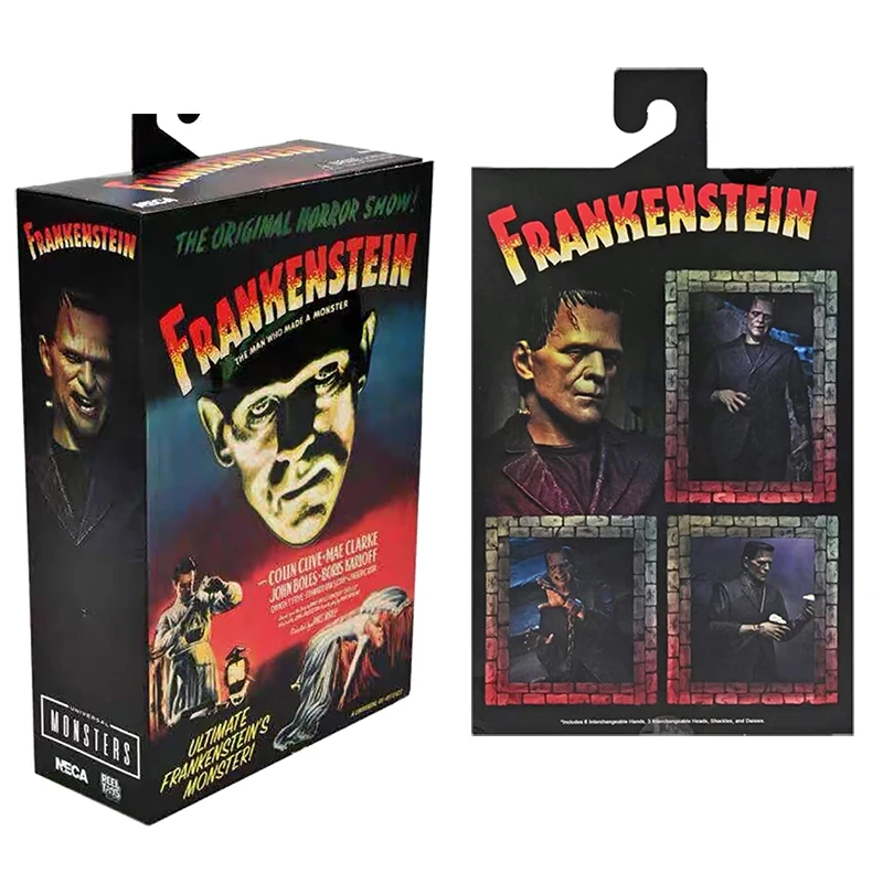 Экшн-фигурка NECA Frankenstein Мэри Шелли Франкенштейн игрушка ужас подарок на Хэллоуин -