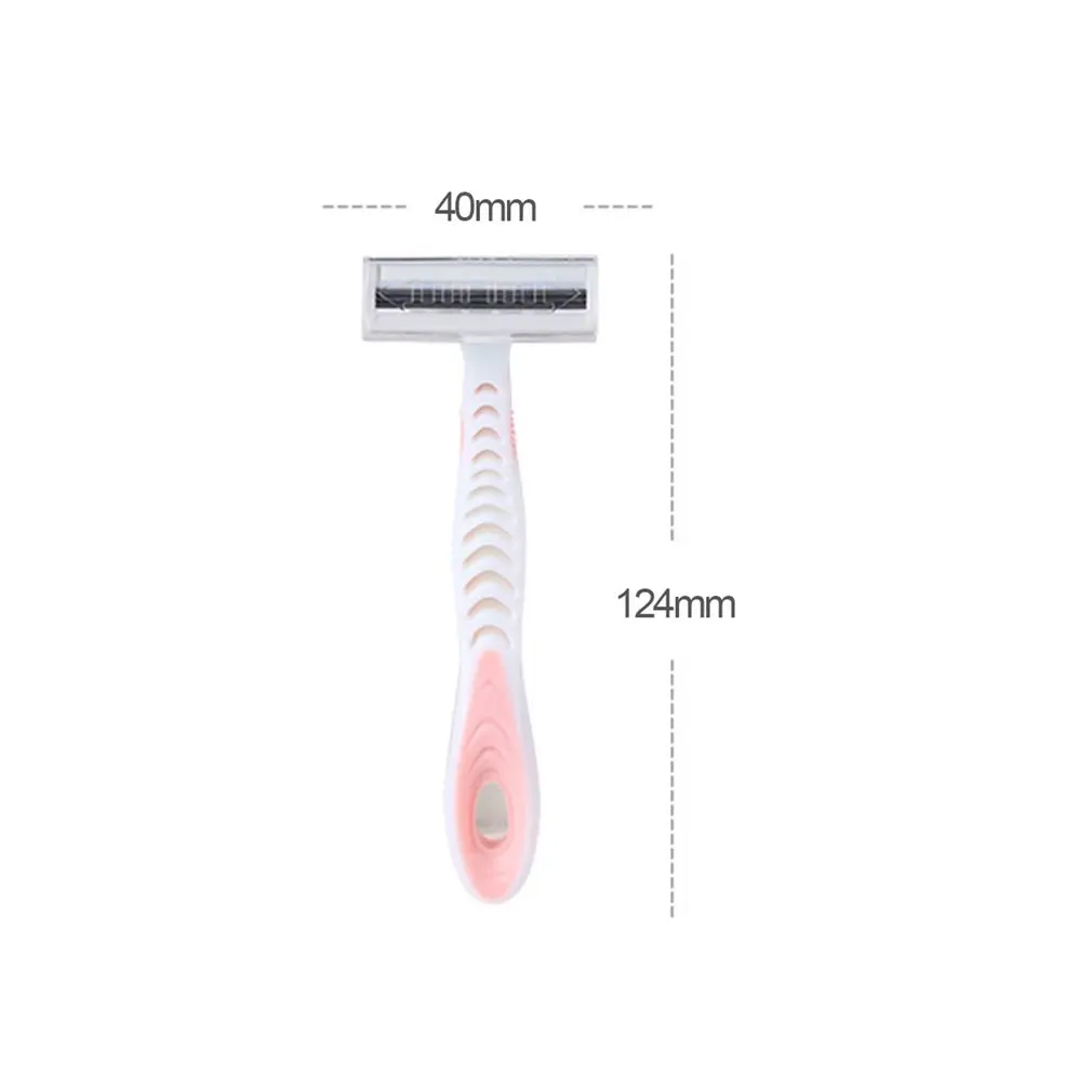 

4pcs Portable and Mini Professional Women Razors Three-layer Blades Design Unwanted Hair Remover With Anti-slip Handle