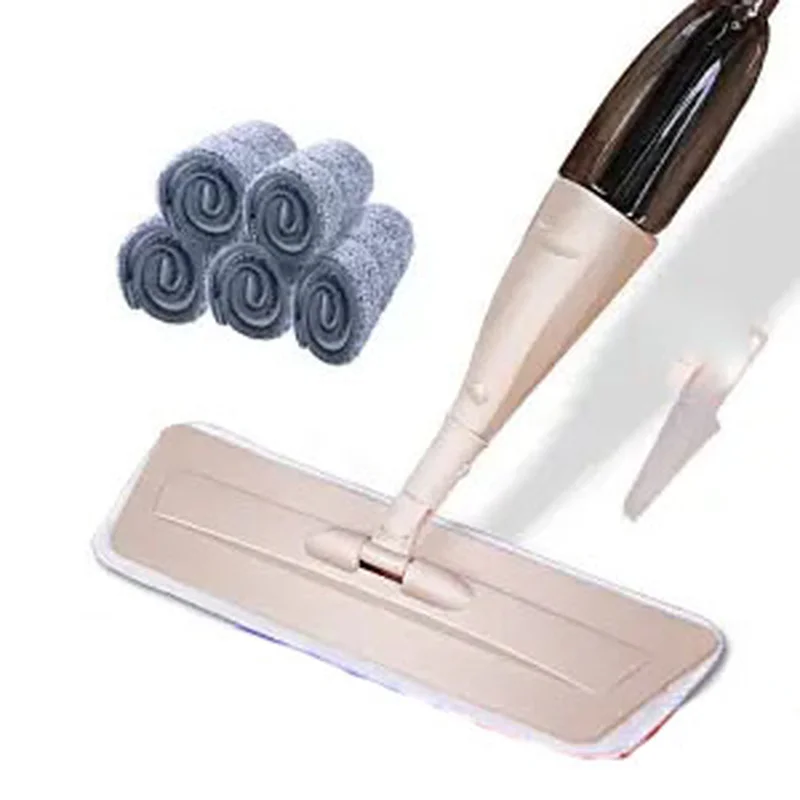 

Швабра с распылителем воды, вращающаяся Бытовая плоская швабра с распылителем, деревянный пол, для ленивых рук, подходит для уборки