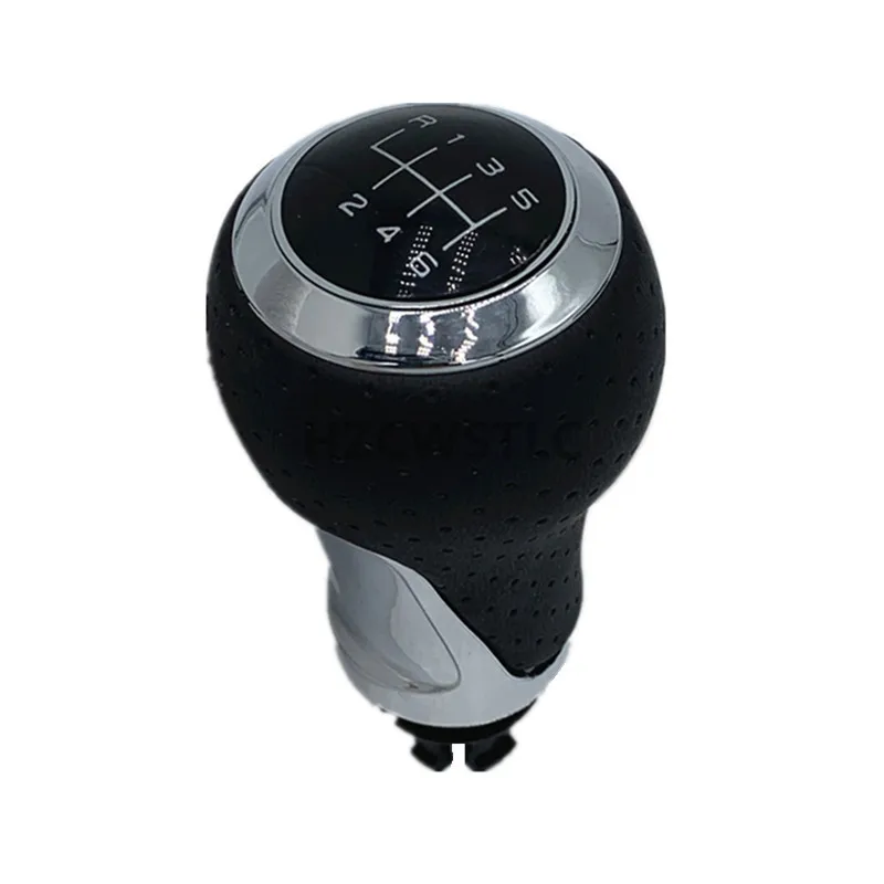 

For Audi A4 S4 B8 8K A5 8T Q5 8R S Line 2007-2015 New 6 Speed Leather Gear Shift Knob Manual Leather