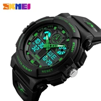 skmei men sports quartz watches fashion outdoor man clock watch 2 time waterproof digital men top wristwatch reloj hombre 1270