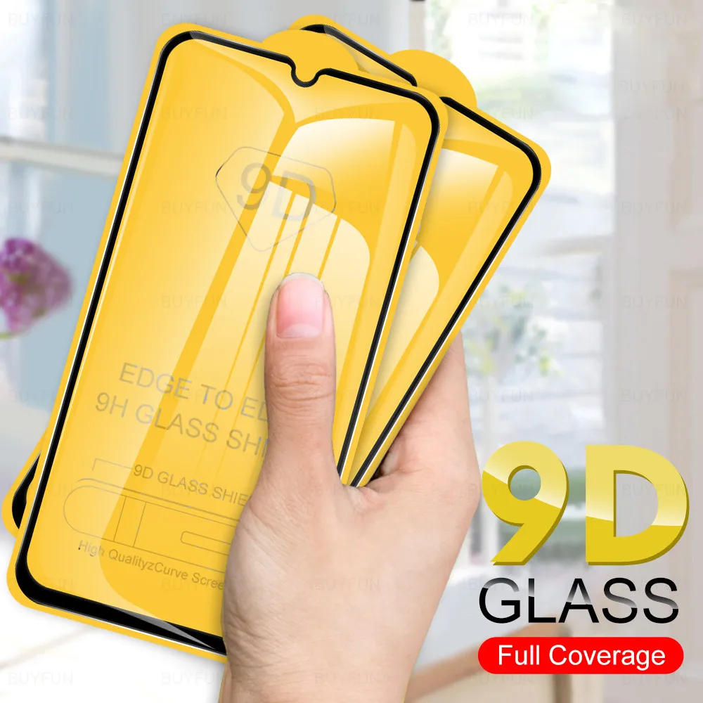 

2pcs 9D Full Glue Protective Glass For Xiaomi Redmi 9C NFC 9A 9 C A Redme Note 9T 9S 7 8 Pro 8T 8A 7A Screen Protector Glas Film