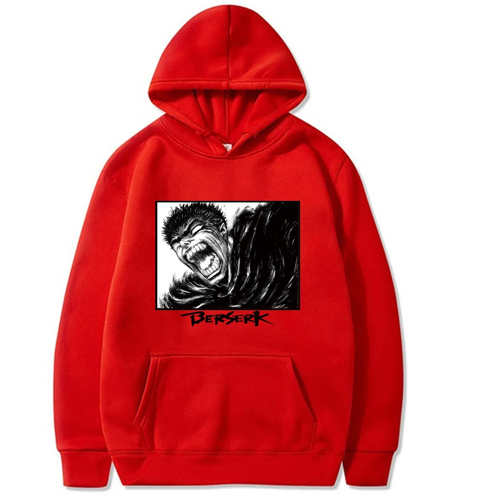 

Berserk Hot Anime Hoodie Long Sleeve Loose Print Winter Male
