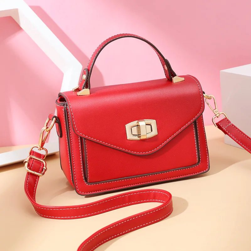 

2020 New Women's Handbag PU Leather High Quality Single Shoulder Messenger Bag Leisure Travel Bag for Girls