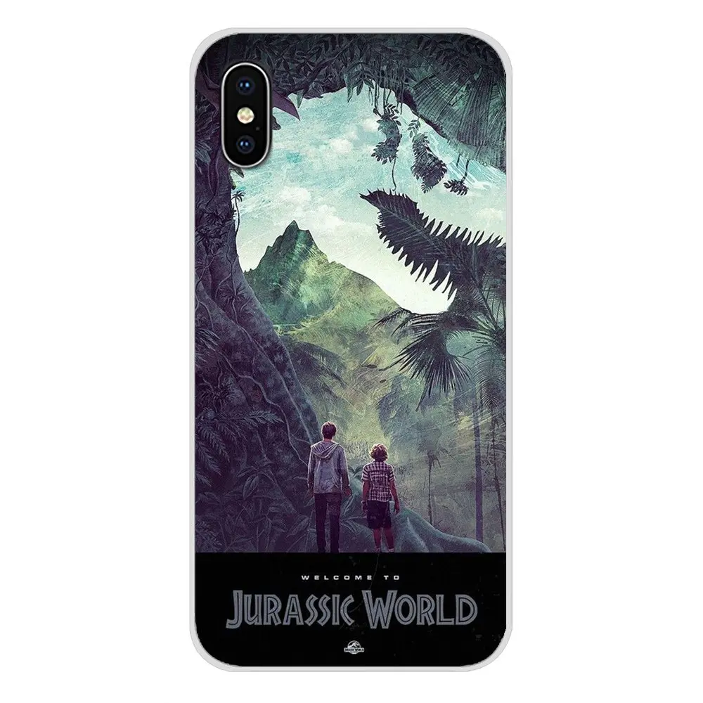 Силиконовые аксессуары для телефонов Jurrasic World чехлы Apple iPhone X XR XS 11Pro MAX 4S 5S 5C SE 6S 7 8