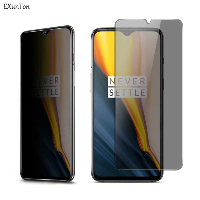 Антишпионское закаленное стекло для Oneplus 7 t 6 6T Защитная пленка OnePlus One Plus T