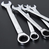 6mm ratchet wrench high torque glitch free flat opening wear resistant hand tools 72 tooth car repair ratchet spanner for car