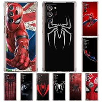 cool marvel spiderman clear phone case for samsung galaxy m51 m31 m31s m30s m11 note 20 ultra 10 plus 9 8 s21 s20 fe back cover