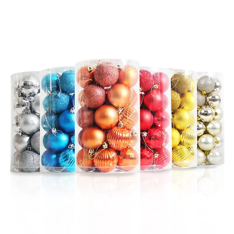 24 PCs decoration for Christmas tree balls елочный ball toy toys | Дом и сад