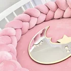 1 м2 м3 м4 м для детской кроватки, можно подвесить над кроваткой кроватка для новорожденного протектор для узел кос бампер для Постельное белье номер Декор