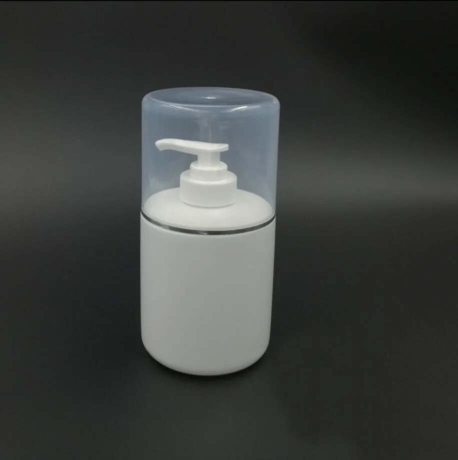 Белая пластиковая бутылка 300 мл для фотографий сыворотка тонер тела шампунь