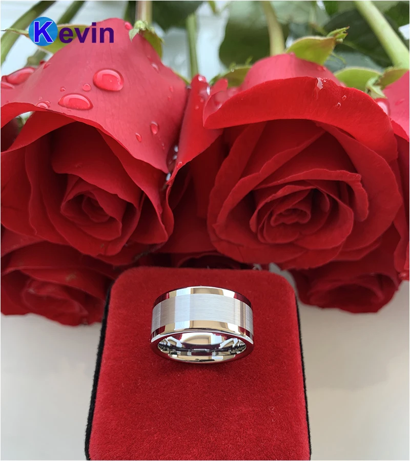 Мужское кольцо из карбида вольфрама 10 мм 12 | Украшения и аксессуары