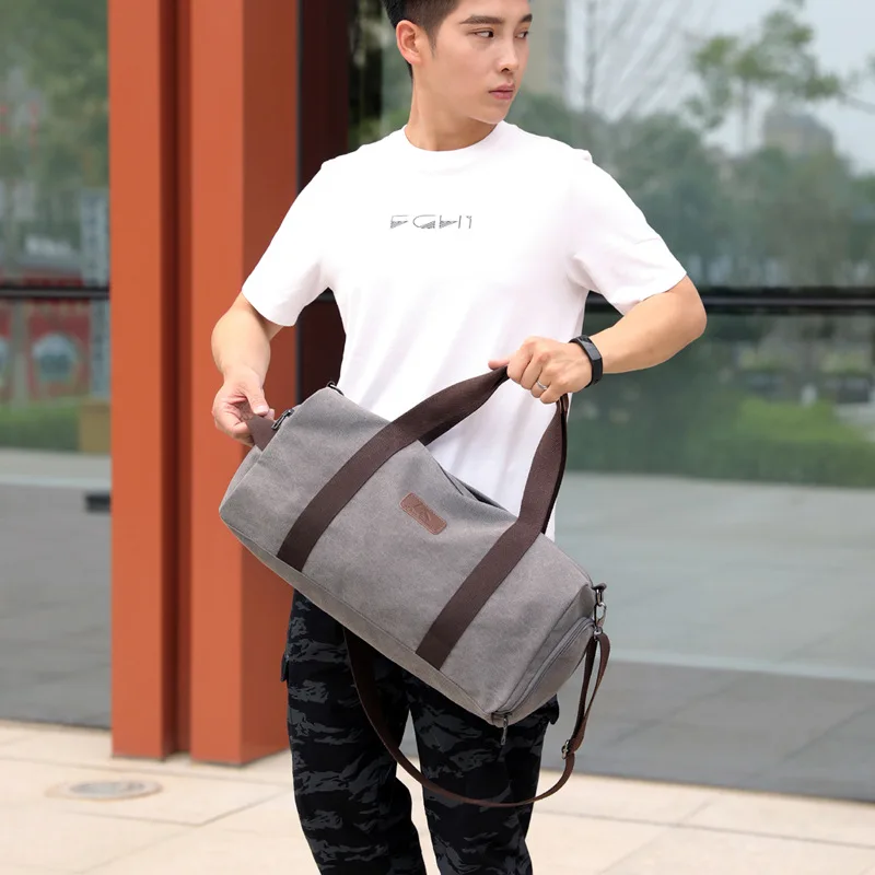 Дорожная Спортивная Сумка JULY'S SONG Мужская холщовая Повседневная сумка для