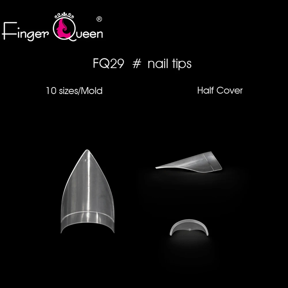 Накладные ногти 500 шт. квадратные накладные полное покрытие прозрачный нюдовый