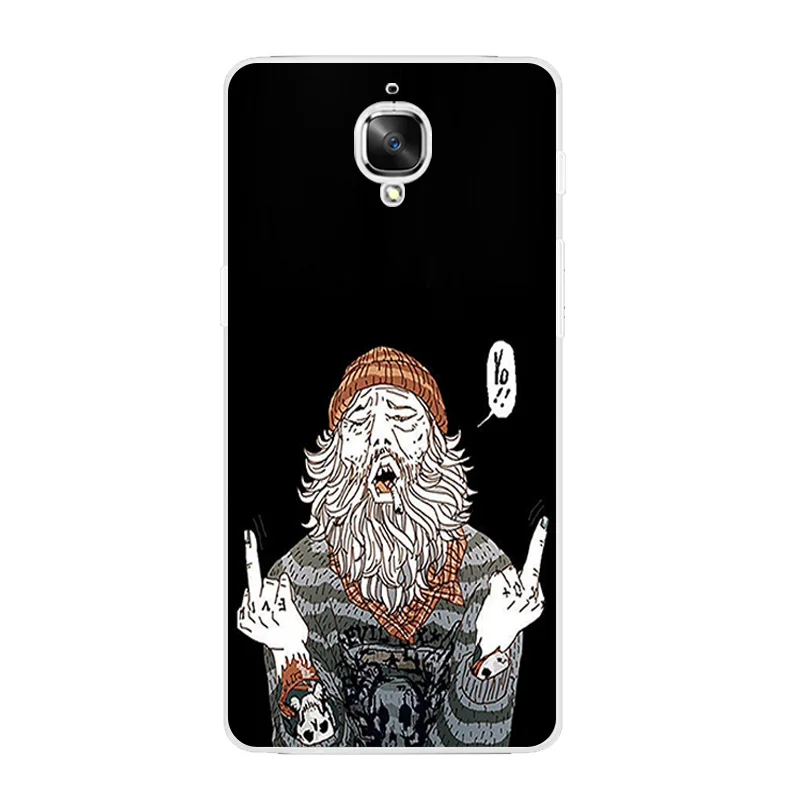Чехол для телефона OnePlus 3/3t чехол One Plus 5 2 дюймов мягкий из ТПУ с забавными