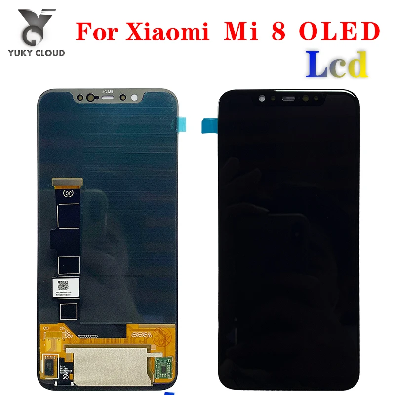 For Xiaomi Mi 8 LCD MI8 Display Digitizer Assembly Touch Screen Replacement Parts OLED For Xiaomi Mi8 LCD Mi 8 Display
