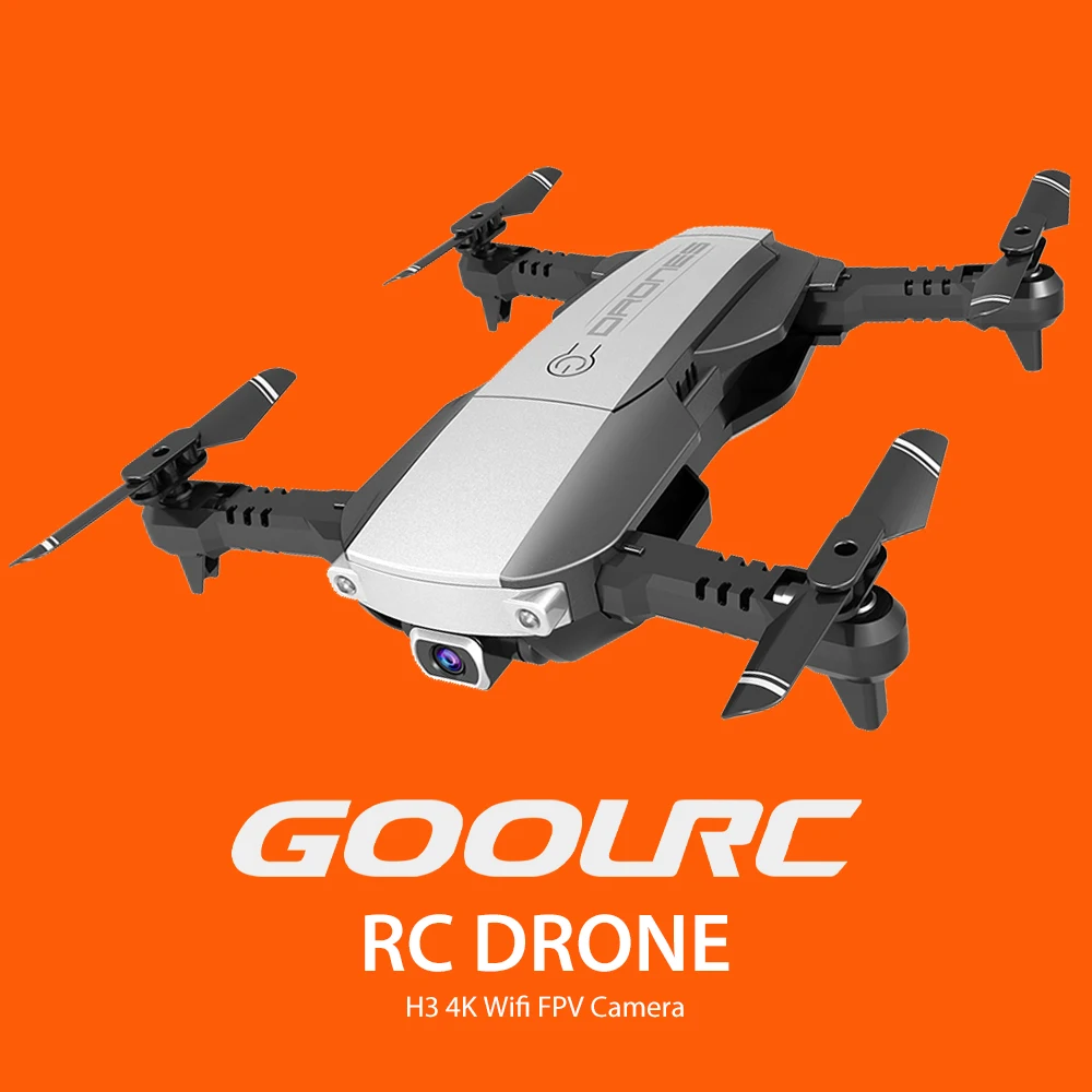 

GoolRC H3 RC Дрон с камерой 4K Wifi FPV позиционирование оптического потока фото жеста складной Квадрокоптер с 1/2/3 батареей