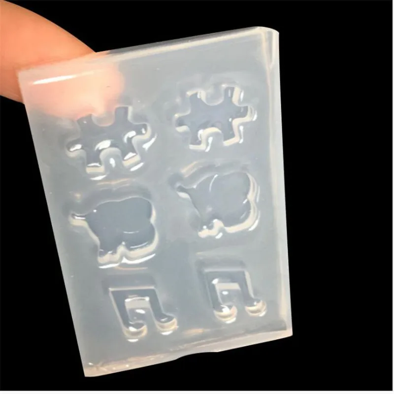 1 шт. новая зеркальная Мини Милая фигура Высокая Прозрачная силиконовая форма