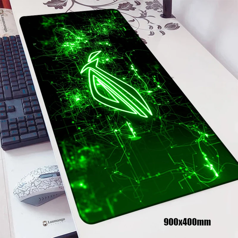 

Asus Rog Anime Mouse Pad Speed Large Desk Mat Kawaii Accessories Gaming Keyboard Mouse for Computer Mousepad Company Pc Gamer