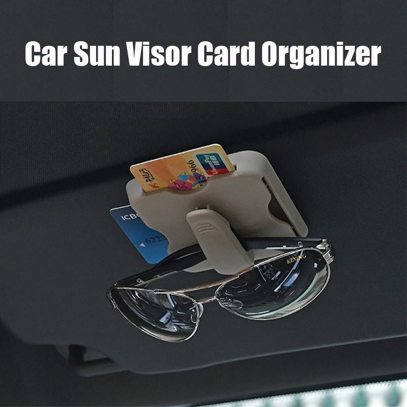 Car Sun Visor Clip Auto Parking Card Holder For Ford Focus 2 1 Fiesta Mondeo 4 3 Transit Fusion Kuga Ranger Mustang KA S-Max | Автомобили
