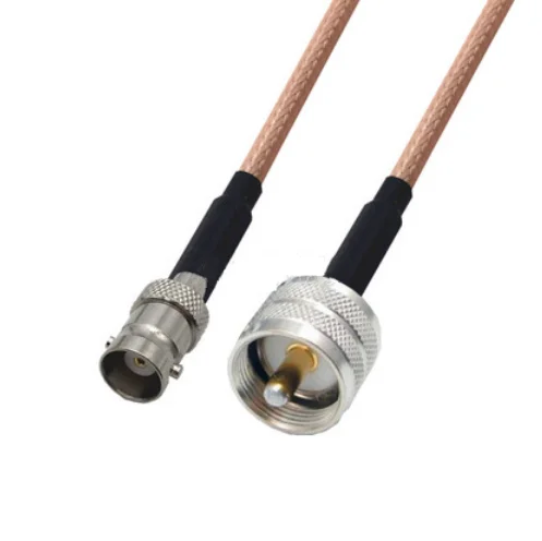

RG142 Cable UHF PL259 Male to BNC Female Connector RF Coaxial Jumper Pigtail Cable