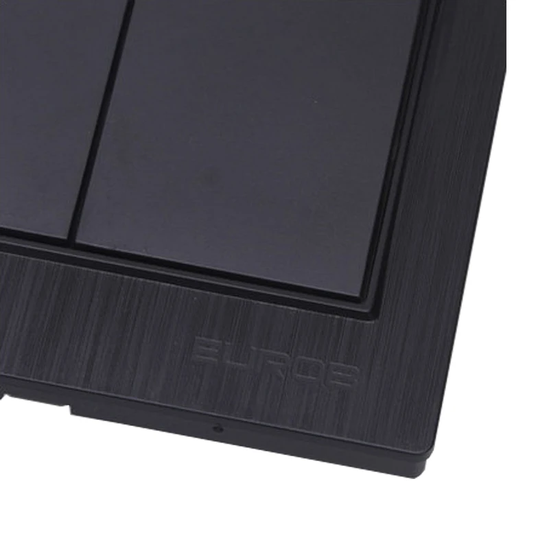 Роскошный черный настенный выключатель Jotta 1 комплект 2 канала 3 4 домашний 250 В 10 А