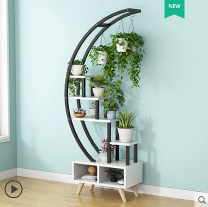 Напольная комнатная полка новая семейная подставка для цветов на балконе | Дом и