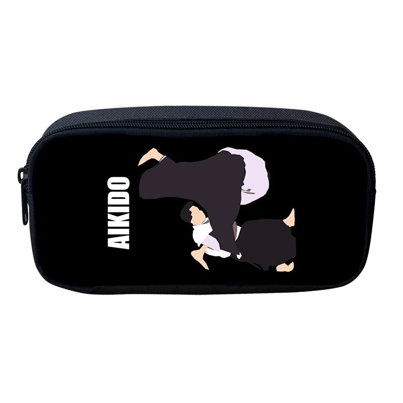 HYCOOL Детская сумка для карандашей Aikido женские косметички боевой дзюдо детские