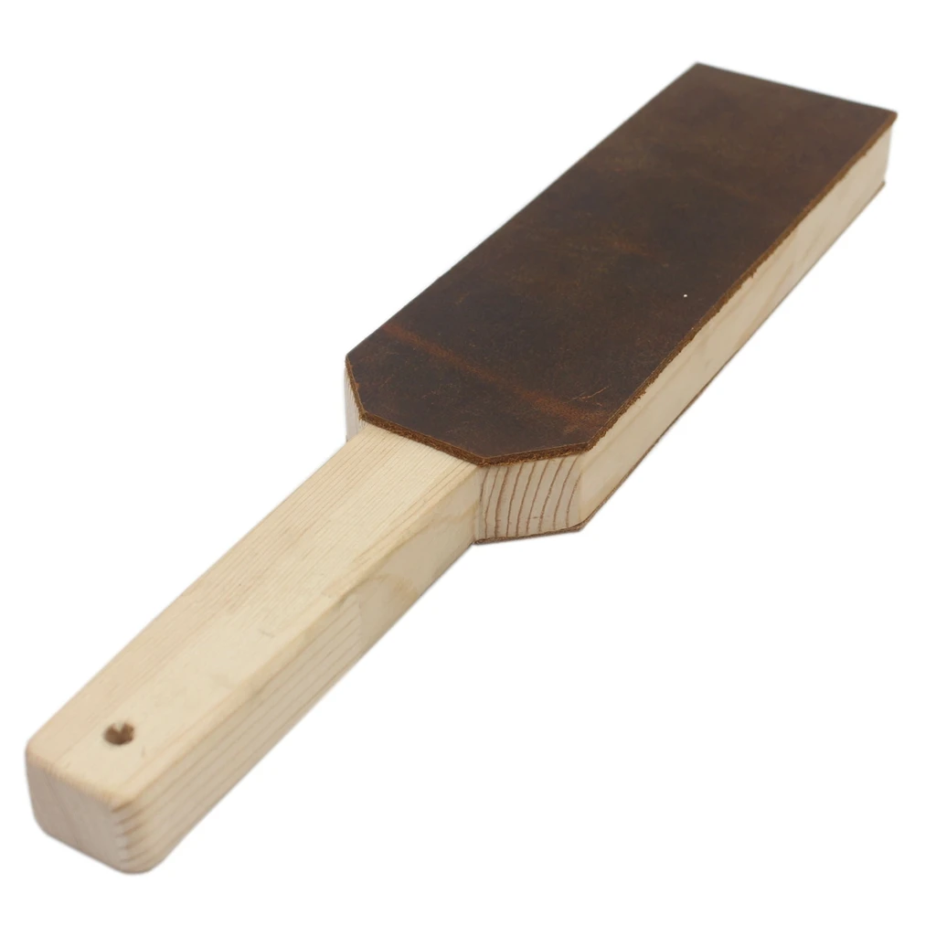 Кожаная заточка ремень для правки бритвы парикмахерской прямой Складной