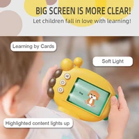 english card reader children enlightenment early education toy for kids baby cute giraffe card reader learning toys birthday gif