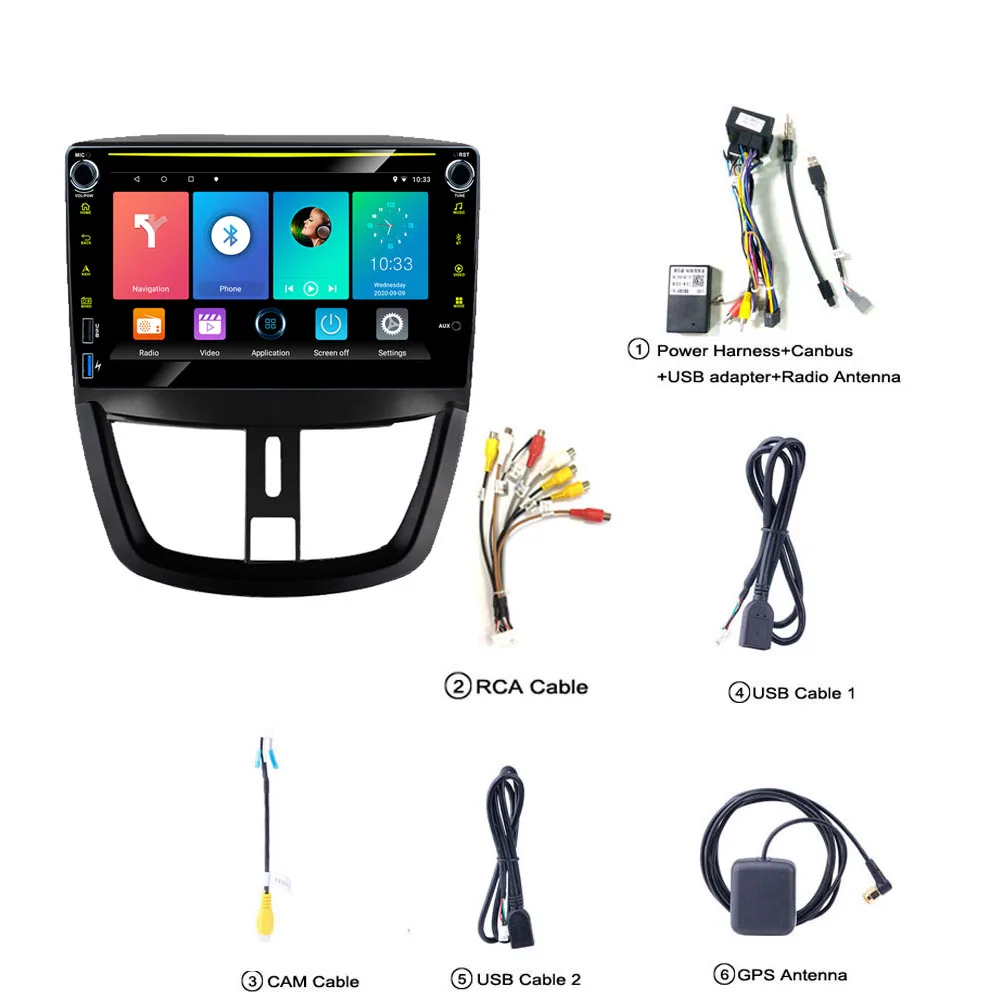 

Eastereggs 8" For Peugeot 207 207CC 2007-2013 Car Radio Multimedia Video Player GPS Navigation Android 2din NO DVD Head Unit