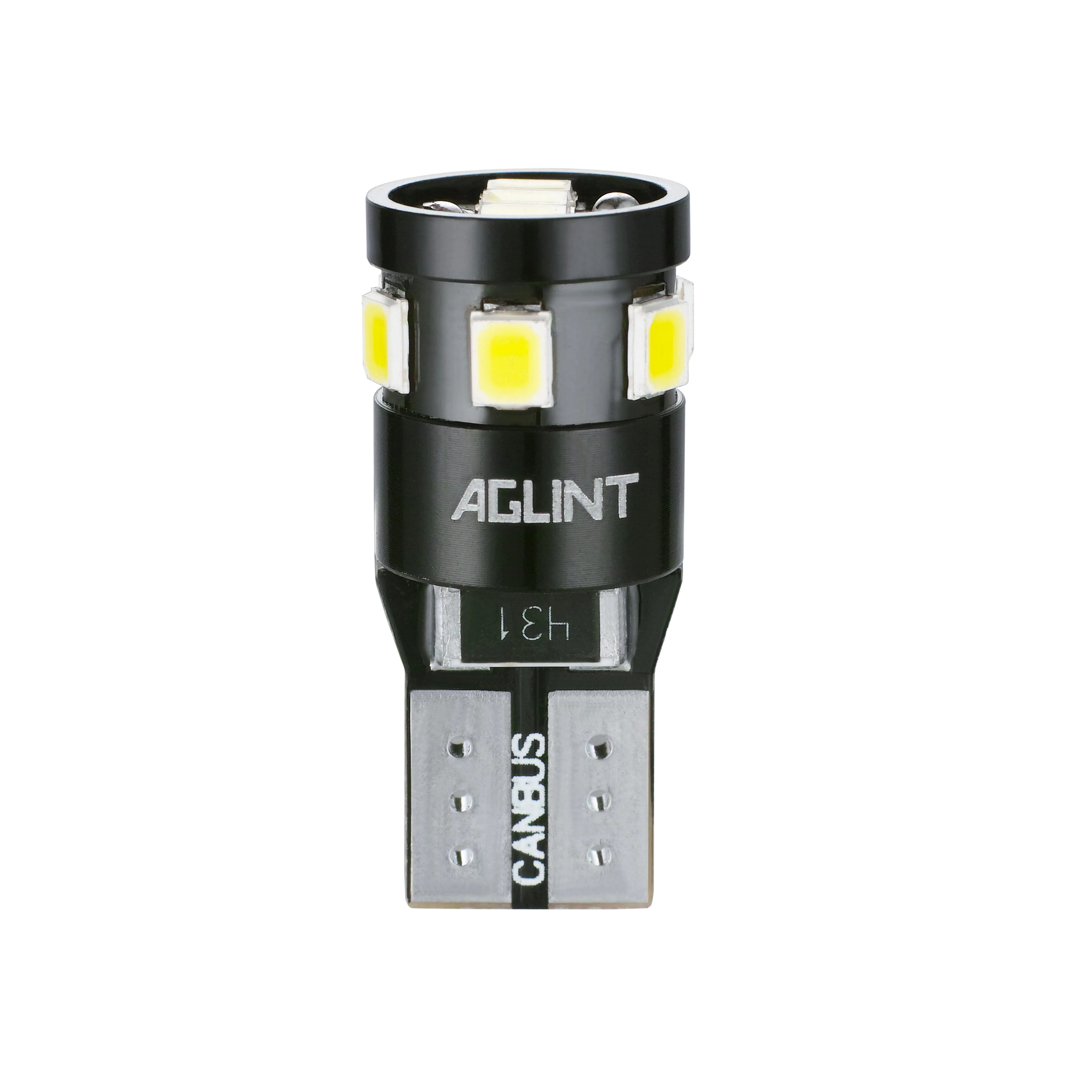 AGLINT 10 шт. T10 5w5 Led Canbus Нет ошибки для W5W 194 168 2825 9-SMD 2835 для автомобиля Купол Карта двери багажника номерного знака огни белый
