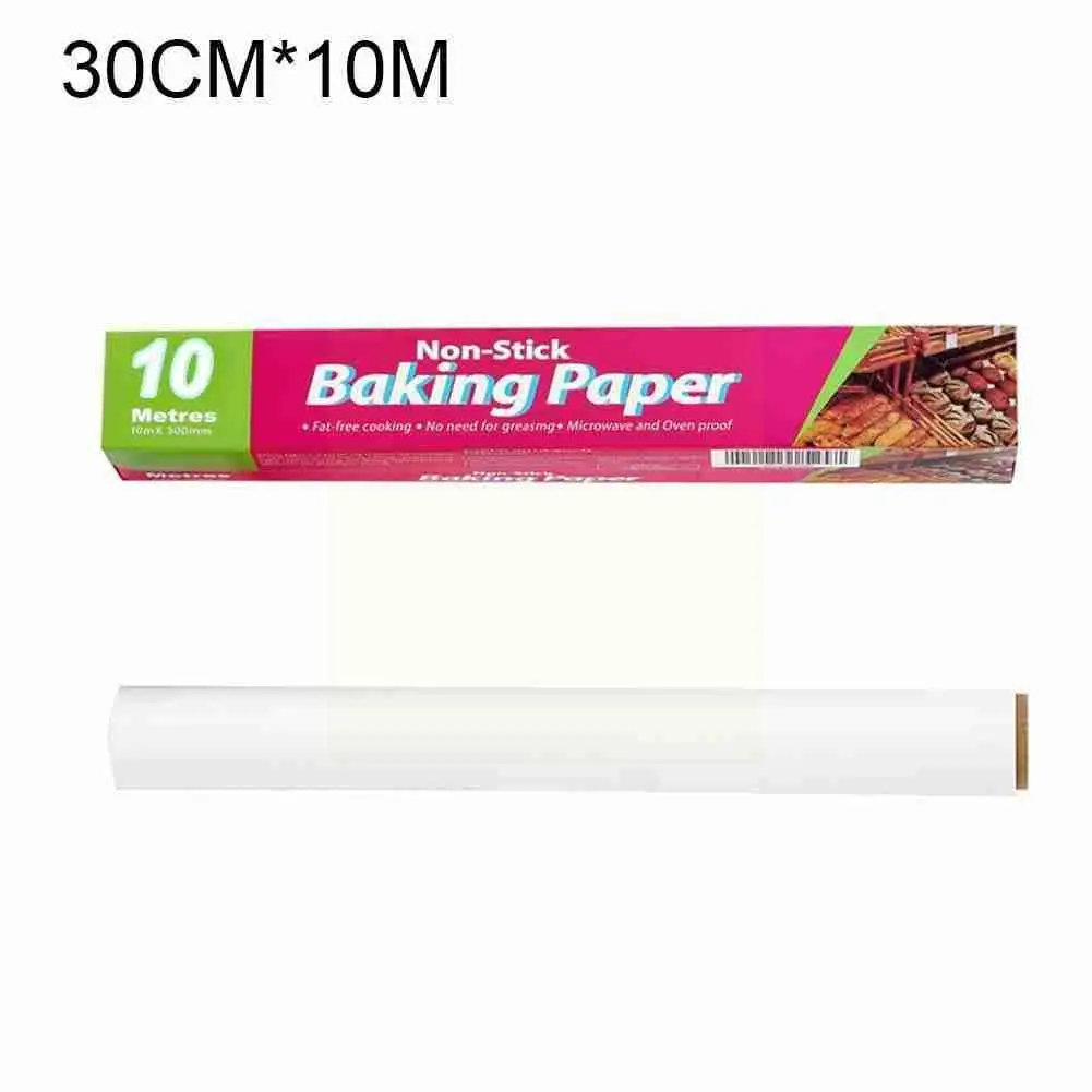 

10/5M NonStick Cookie Sheet Parchment Paper Baking Non-stick Sheets Pan Oil Paper Paper Line Butter Paper K3Q6