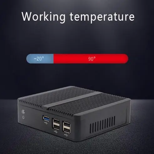 Мини компьютер без вентилятора Intel Celeron J1800 J1900 DDR3 поддержка Windows 7 8 10 Linux OS VGA|Мини