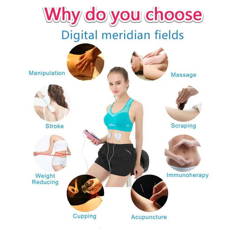 

Electric Pulse Massager Tens Unit Machine Muscle Massage Stimulator Pain Relief P9