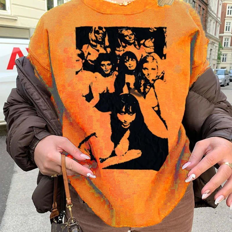 

Oversized Streetwear Tops Plus Size Punk y2k Women's Women's Hoodie Women's Pullover Hoodie Sweatshirt Printed Anime Hoodie