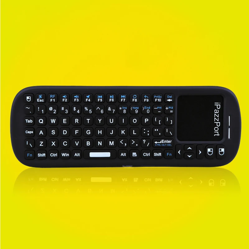 IPazzPort 2 4G RF мини беспроводной геймпад ручная клавиатура с сенсорной панелью