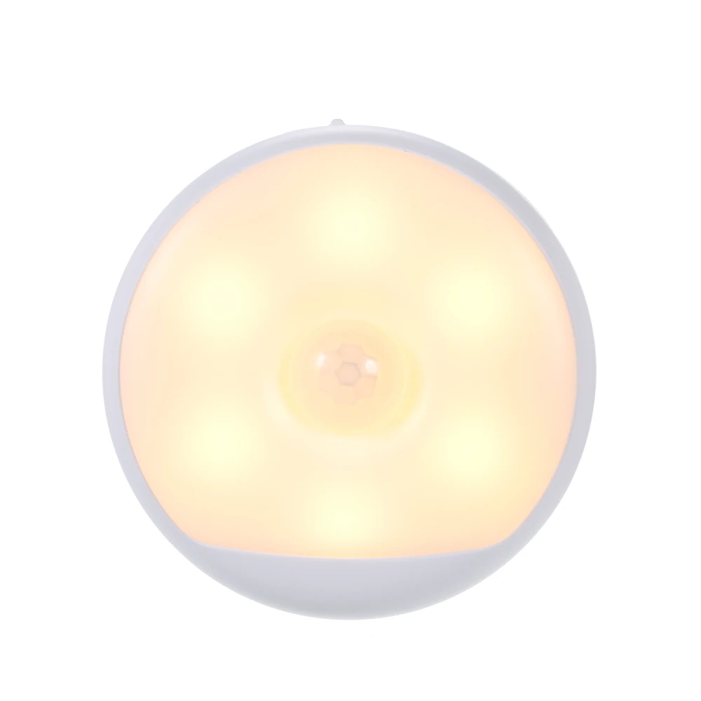 Yeelight 6LED PIR датчик движения ночная лампа с питанием от USB управляемый индукционный светильник для человеческого тела чувствительный лунный wc светильник для Xiaomi