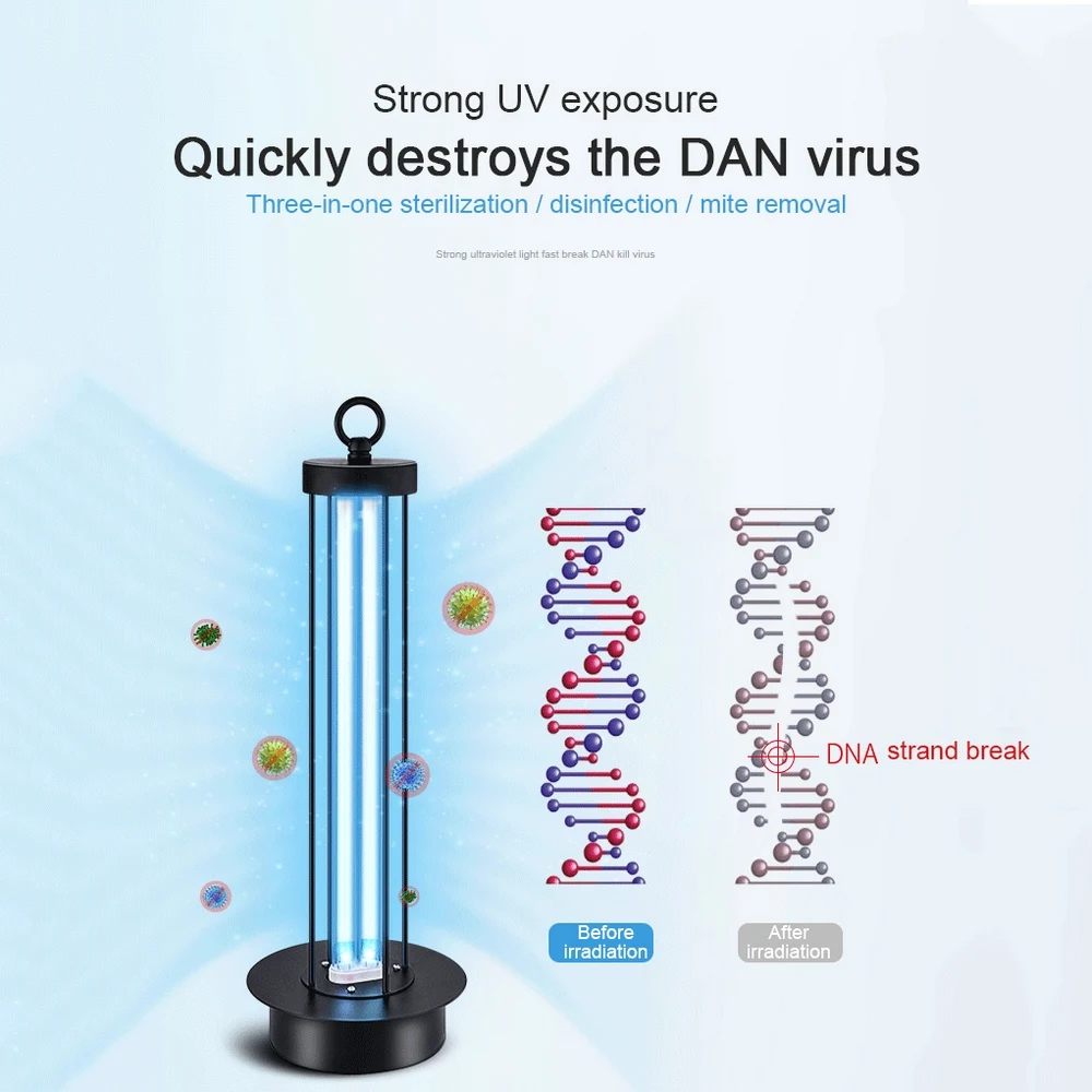 УФ стерилизатор с таймером и пультом дистанционного управления 38