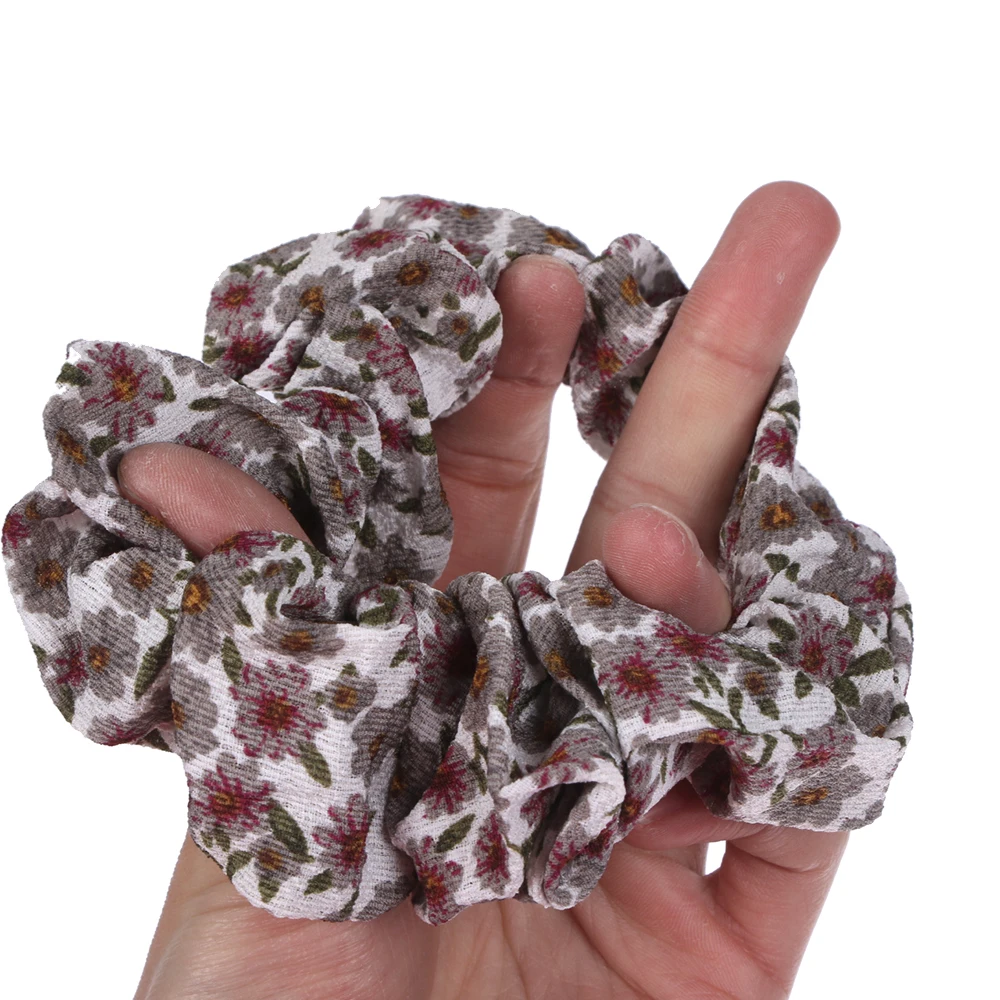 Популярные головные уборы с принтом женские резинки для конского хвоста волос