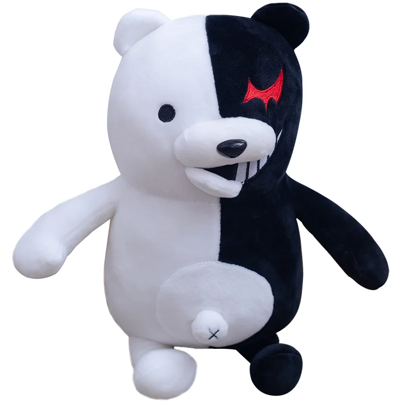 Kawaii Danganronpa: Trigger Happy Havoc Black and white monomi plush bear toy stuffed doll Holiday gifts for kid | Игрушки и хобби
