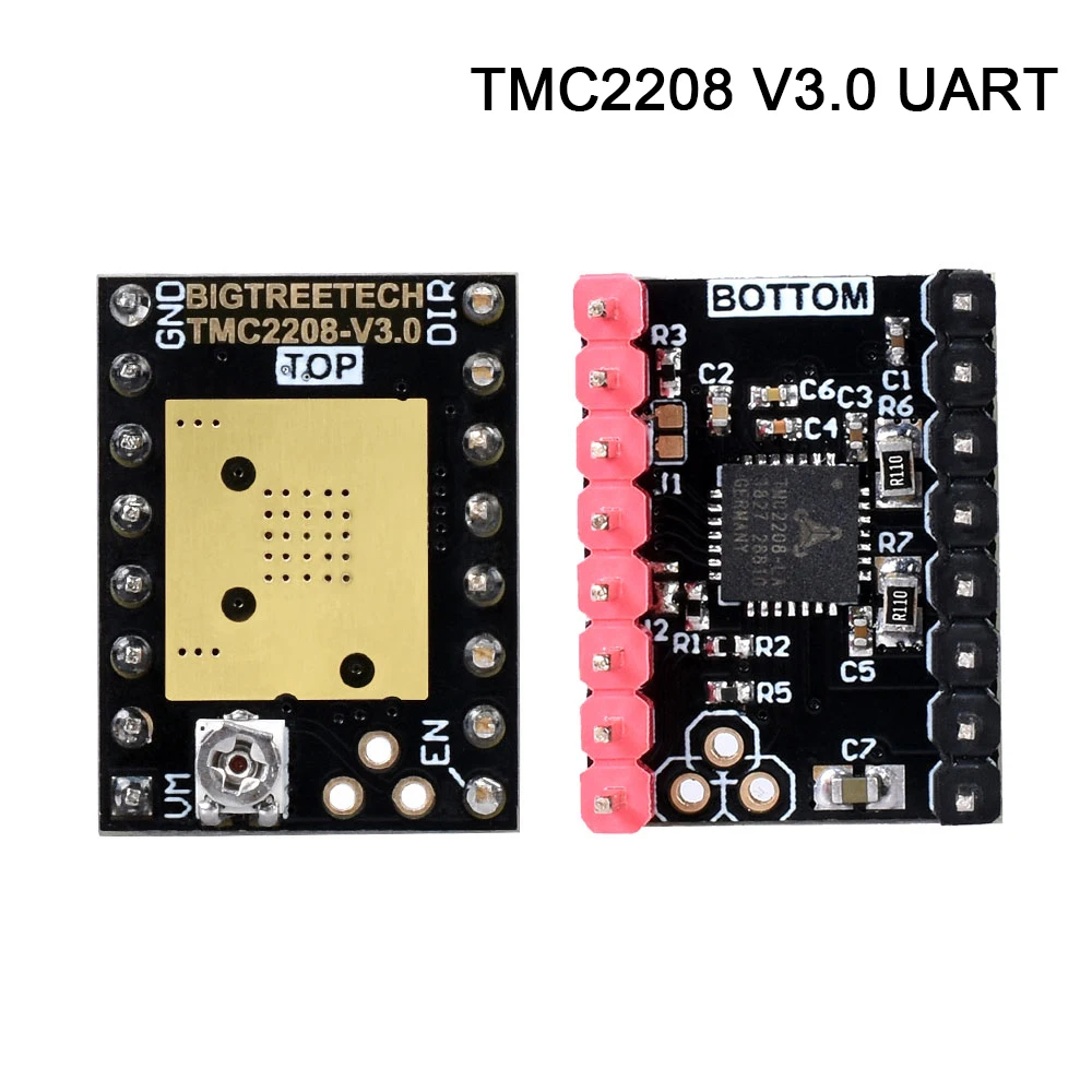 TMC2208 V3.0 UART 5 шт. TMC2209 UART TMC2208 TMC2130 SPI TMC5160 TMC5161 Драйвер шагового двигателя для 3D-принтера SKR V1.3 PRO MINI MKS GEN Reprap - Цвет: TMC2208 V3.0 UART