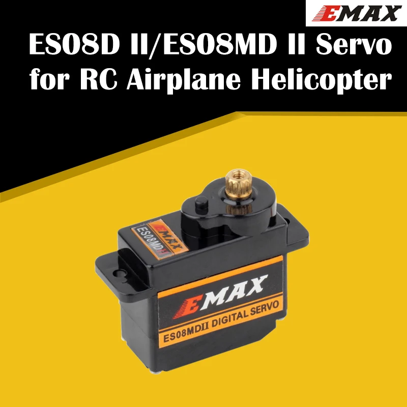 Emax 8 6g Высокочувствительный мини микро сервопривод ES08DII ES08MD II цифровой