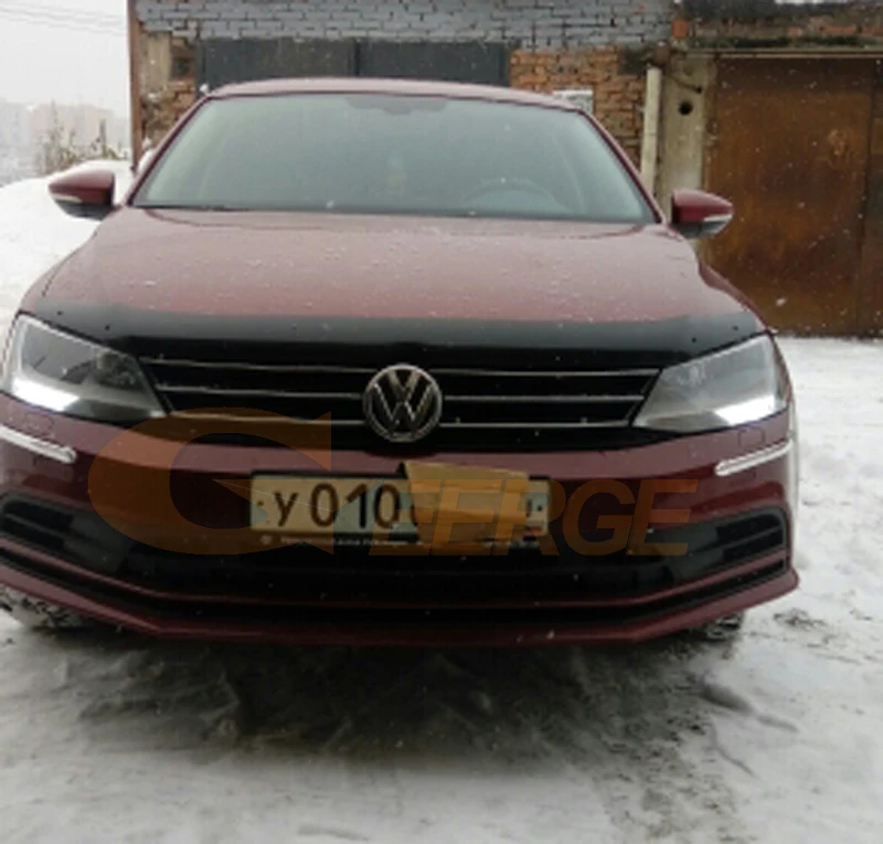 Светодиодный дневный светильник DRL для Volkswagen VW Jetta 2011 2012 2013 2014 2015 2016 ультра-яркий