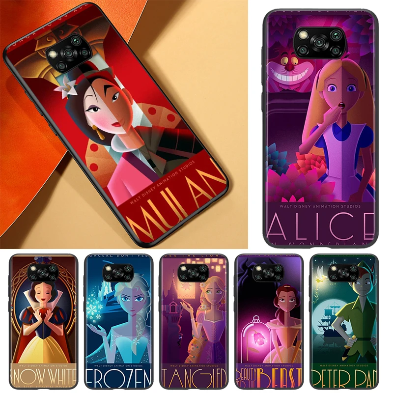 

Disney Cartoon Animation Movie For Xiaomi Civi Mi Play Mix 3 6X 5X Poco X3 NFC F3 GT M3 M2 X2 F2 Pro C3 F1 Phone Case