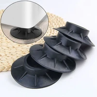 4pcs floor mat washing machine feet pads non slip shock proof furniture elasticity black rubber protectors