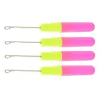 4 шт., игла для тесьмы волос, дредовая ручка, крючок для вязания крючком, инструмент для блокировки дредов, простой в использовании